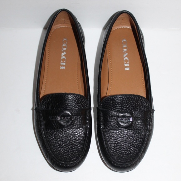 coach penny loafers womens